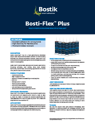 T2722 BOSTI-FLEX PLUS TDS